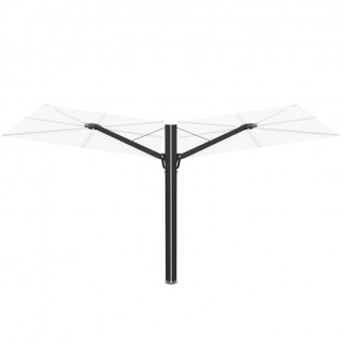 Umbrosa Duo SPECTRA Sonnenschirm BLACK 250 x 540 cm