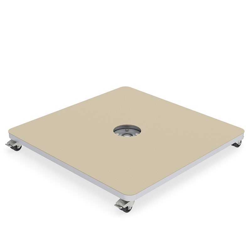 Umbrosa Flacher Stahlsockel SPECTRA