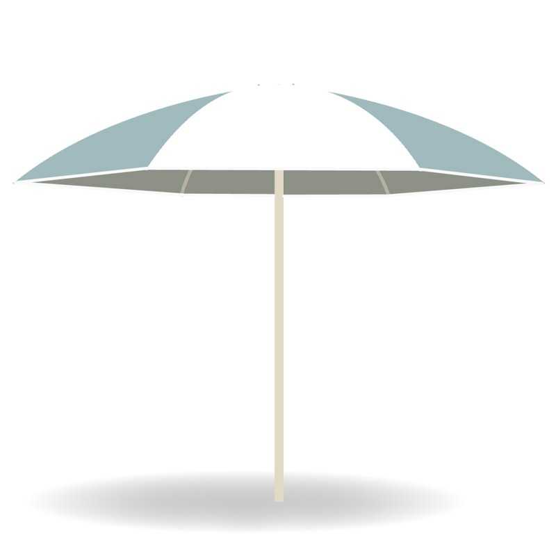 Umbrosa NATA UX Plu Beach Sonnenschirm Ø 280 cm