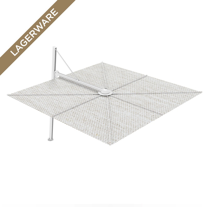 VERSA PX Schirm 300x300 cm, Papyrus White/ Marble