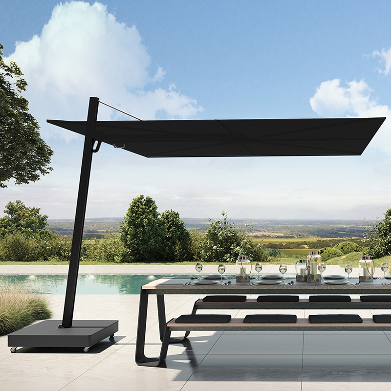 VERSA PX Freiarmschirm 300x300 cm, Black/ Black