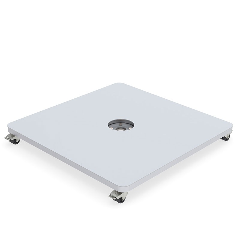 Umbrosa Flacher Stahlsockel, large